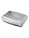 Tradineur - Pack de 12 bolsa para Arenero de gato - Bandeja de arena - Bolsa para excrementos para gatos - 35 x 50 cm