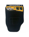 Tradineur - Juego 4 alfombras universales para coche - Alfombrillas de terciopelo, antideslizantes, resistentes, flexibles, vehí