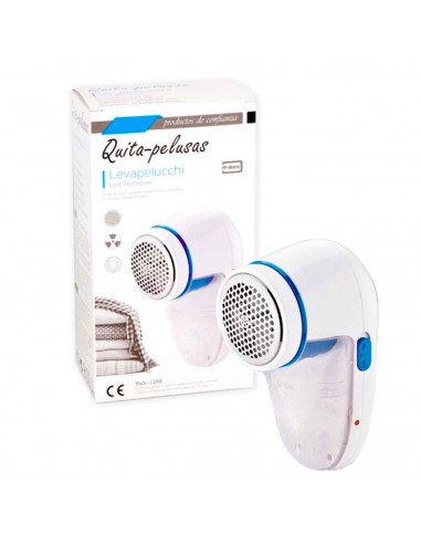 Tradineur - Quitapelusa con enchufe - Diseño simple, práctico y ergonómico - Apto para todo tipo de superficies - Incluye 2 tapa