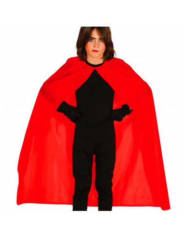 Tradineur - Capa de superhéroe infantil - Accesorio/complemento para disfraz de vampiro o superhéroe - Longitud de 100 cm - Fibr