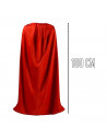 Tradineur - Capa de superhéroe infantil - Accesorio/complemento para disfraz de vampiro o superhéroe - Longitud de 100 cm - Fibr