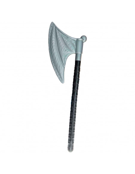 Tradineur - Hacha Vikinga - Fabricado en plástico - Apto para jóvenes y adultos - Complemento para carnaval, Halloween y celebra Tradineur - Hacha Vikinga - Fabricado en plástico - Apto para jóvenes y adultos - Complemento para carnaval, Halloween y celebra
