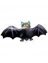 Tradineur - Murciélago de Halloween para colgar - Diseño clásico - Decoración y complementación para Halloween - Color Negro - 2