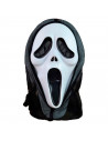 Tradineur - Máscara de scream, asesino con capucha - Apto para jóvenes y adultos - Complementos de disfraces para carnaval, hall