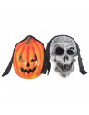Tradineur - Placa de calavera/calabaza para Halloween - Diseño clásico - Decoración y complementación para Halloween - Modelo Su