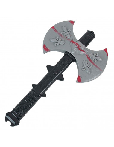 Tradineur - Hacha sangrienta - Apto para niños - Complemento para disfraces en carnaval, Halloween u otras celebraciones. - 39 c