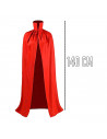 Tradineur - Capa de vampiro para adultos - Accesorio/complemento para disfraz de vampiro o supervillano - Longitud de 140 cm - F