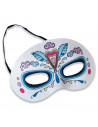 Tradineur - Antifaz con decorado mexicano - Complemento para carnaval, Halloween y celebraciones. - Color Surtido - 12,5 x 19 x