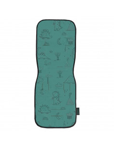 Tradineur - Colchoneta, Silla Paseo, Transpirable verano, Cojín, Silla de Paseo para el Cochecito y Asiento de Carro - Diseño de