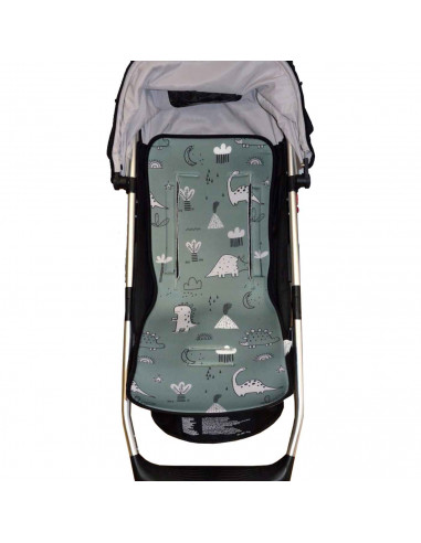 Tradineur - Colchoneta, Silla Paseo, Transpirable verano, Cojín, Silla de Paseo para el Cochecito y Asiento de Carro - Diseño de
