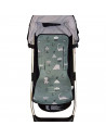 Tradineur - Colchoneta, Silla Paseo, Transpirable verano, Cojín, Silla de Paseo para el Cochecito y Asiento de Carro - Diseño de