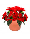 Tradineur - Maceta de plástico - Diseño de rayas - Macetero, tiesto para plantas, flores, balcón, terraza, hogar - Ø 40 x 30,5 c