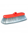 Tradineur - Cepillo lava coche - Fabricado en plástico PVC - Apto para todo tipo de superficie - Multifuncional - 9 x 26 x 9,5 c