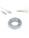 Tradineur - Cable de red Ethernet RJ45 - Fabricado en plástico y latón - Cuenta con una longitud de 20 Metros - Cable para trans