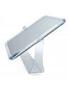 Tradineur - Espejo rectangular de doble cara - Fabricado en plástico - Incluye soporte para mantenerlo en pie - 7,5 x 15,2 cm -