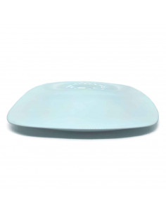 Tradineur - Fuente rectangular "Parma" - Fabricado en vidrio opal - apto para lavavajillas. - 2 x 33,2 x 24,5 cm - Color Blanco