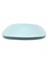 Tradineur - Fuente rectangular "Parma" - Fabricado en vidrio opal - apto para lavavajillas. - 2 x 33,2 x 24,5 cm - Color Blanco