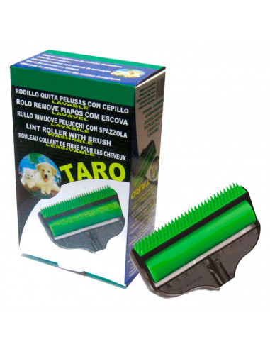 Tradineur - Rodillo quita pelusa para mascota - Cuidado de animales doméstico - Fabricado en plástico PVC - Fácil uso - 13,5 x 2