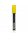 Tradineur - Marcador de tiza liquidad color oro borrable con punta reversible (redonda y biselada) - Ideal para diseño comercial