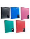 Tradineur - Carpeta con 50 fundas - Encuadernación en espiral - Tamaño A4 - Incluye bolsillo, Goma elástica de cierre - 31 x 26