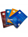 Tradineur - Pack de 4 libretas rayadas - Formato A5 - 48 páginas (90 gr) - Cuaderno a rayas grapado - Tapa blanda - 21,2 x 15 cm
