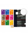 Tradineur - Pack de 4 libretas rayadas - Formato A5 - 48 páginas (90 gr) - Cuaderno a rayas grapado - Tapa blanda - 21,2 x 15 cm
