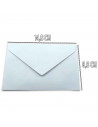 Tradineur - Pack de 60 sobres de color blanco especiales para tarjetas de visita, felicitaciones.... Medidas de 9,8 x 14,8 cm co