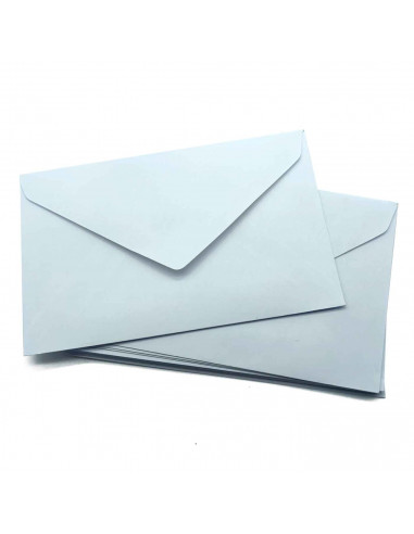 Pack de 80 sobres de color blanco especiales para tarjetas con medidas de 70 x 110 con. Medias de 70 x 110 con cierre de humedec