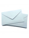 Pack de 80 sobres de color blanco especiales para tarjetas con medidas de 70 x 110 con. Medias de 70 x 110 con cierre de humedec