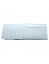 Tradineur - Pack de 80 sobres especial para invitaciones.cartas..., de color blanco. Medidas de 12 x 17.6 cm con cierre de humed