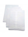 Tradineur - Pack de 40 sobres tamaño medio/grande, de color blanco. Medidas de 17,6 x 23,1 cm con cierre desilicona autoadhesiva
