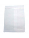 Tradineur - Pack de 40 sobres tamaño medio/grande, de color blanco. Medidas de 17,6 x 23,1 cm con cierre desilicona autoadhesiva