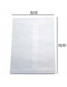 Tradineur - Pack de 40 sobres tamaño medio/grande, de color blanco. Medidas de 17,6 x 23,1 cm con cierre desilicona autoadhesiva