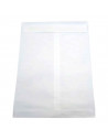 Tradineur - Pack de 20 sobres tipo A4, de color blanco. Medidas de 22,9 x 32,4 cm con cierre desilicona autoadhesiva. 4 x 10 min