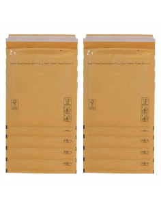 Tradineur - Pack de 10 sobres acorchados de burbujas - N.º 15- Fabricados en papel - Ideal para sus envíos con total seguridad -