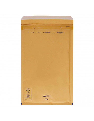 Tradineur - Pack de 10 sobres acorchados de burbujas - N.º 16 - Fabricados en papel - Ideal para sus envíos con total seguridad