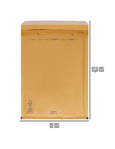 Tradineur - Pack de 20 sobres acorchados de burbujas - N.º 11 - Fabricados en papel - Ideal para sus envíos con total seguridad