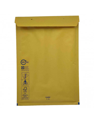 Tradineur - Pack de 10 sobres acorchados de burbujas - N.º 17 - Fabricados en papel - Ideal para sus envíos con total seguridad