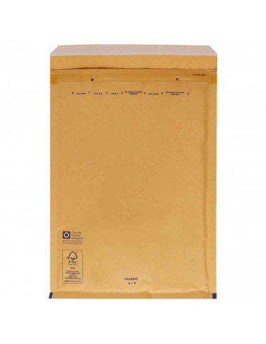 Tradineur - Pack de 10 sobres acorchados de burbujas - N.º 19 - Fabricados en papel - Ideal para sus envíos con total seguridad