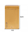 Tradineur - Pack de 20 sobres acorchados de burbujas - N.º 12 - Fabricados en papel - Ideal para sus envíos con total seguridad