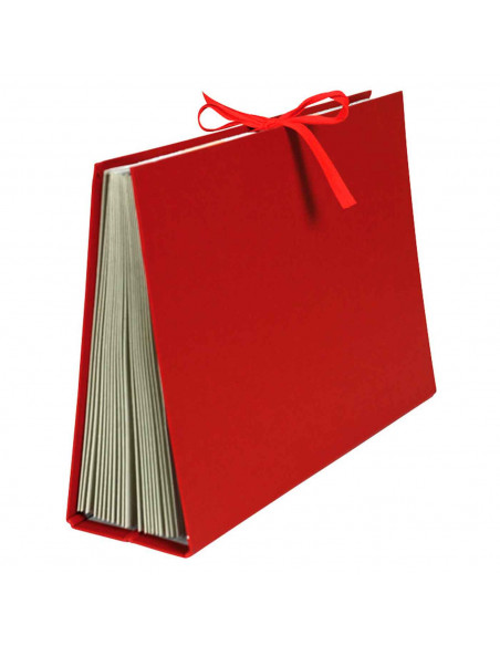 Tradineur - Archivador AZ - Formato A5+ - Fabricado en cartón forrado - Organizador de documentos - 26 x 23 cm - Color Rojo Burd Tradineur - Archivador AZ - Formato A5+ - Fabricado en cartón forrado - Organizador de documentos - 26 x 23 cm - Color Rojo Burd