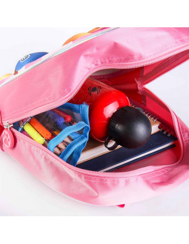 Tradineur - Mochila infantil en 3D con diseño de la Patrulla Canina, ideal para la escuela. Medidas de 25 x 31 x 10 cm para colg
