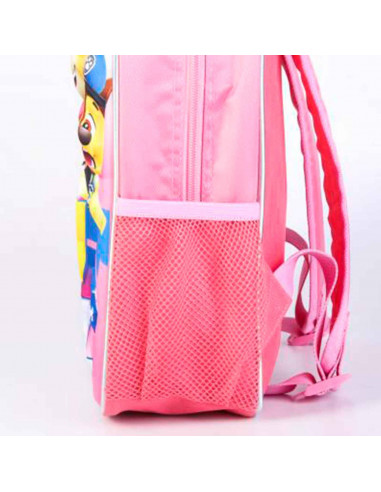 Tradineur - Mochila infantil en 3D con diseño de la Patrulla Canina, ideal para la escuela. Medidas de 25 x 31 x 10 cm para colg