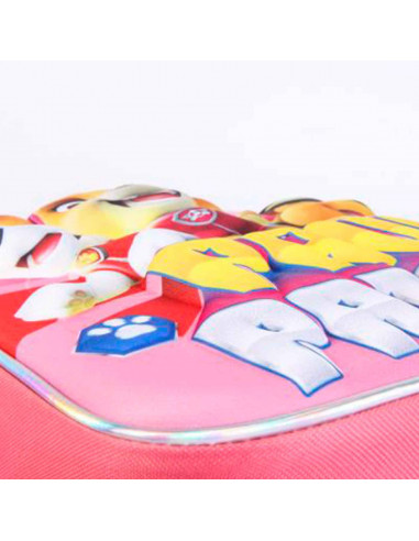 Tradineur - Mochila infantil en 3D con diseño de la Patrulla Canina, ideal para la escuela. Medidas de 25 x 31 x 10 cm para colg