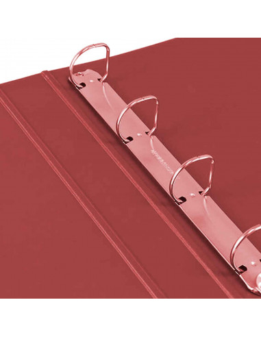 Tradineur - Carpeta A-Z y 4 anillas metálicas - Formato A4 - Fabricación en cartón - 32 x 26,5 cm - Perfecto para el trabajo o i