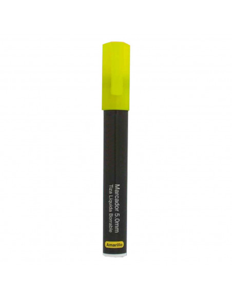 Tradineur - Marcador de tiza líquida para pizarra - Punta reversible (redonda y biselada) - Ideal para diseño comercial - Apto p