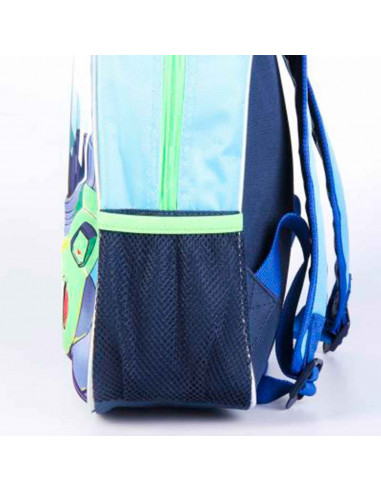 Tradineur - Mochila infantil en 3D con diseño de Buzz Lightyear, ideal para la escuela. Medidas de 25 x 31 x 10 cm para colgar e