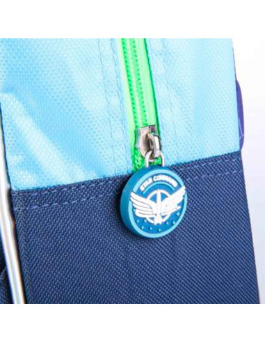 Tradineur - Mochila infantil en 3D con diseño de Buzz Lightyear, ideal para la escuela. Medidas de 25 x 31 x 10 cm para colgar e