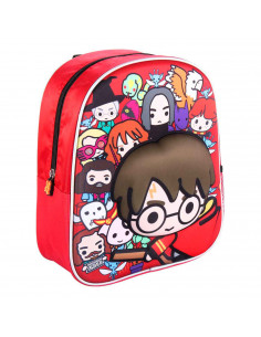 Tradineur - Mochila 3D infantil con diseño de Harry Potter, ideal para la escuela. Medidas de 25 x 31 x 10 cm para colgar en la