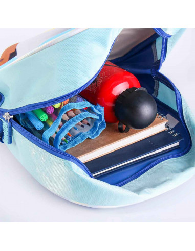 Tradineur- Mochila para niños en 3D con diseño de los Minions, ideal para la escuela. Medidas de 25 x 31 x 10 cm para colgar en
